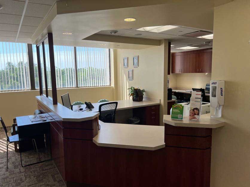 Elk Grove Village Reception Area